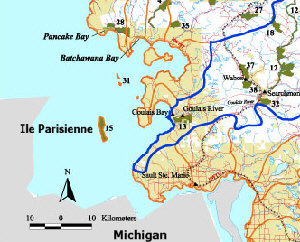 Map of Ile Parisienne